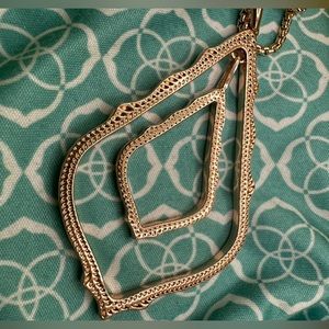 Kendra Scott Simon Long Pendant Necklace In Rose Gold